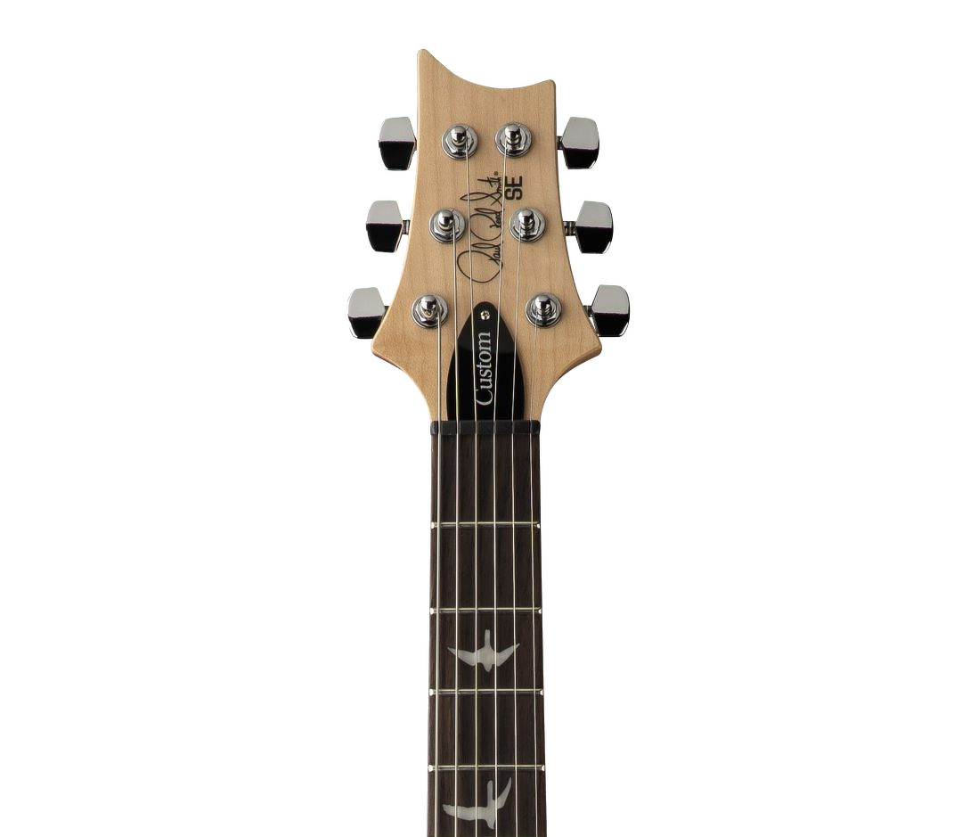 PRS 'Limited Edition' SE Custom 24 Burled Ash Electric Guitar - Lake Blue With Natural Back 4