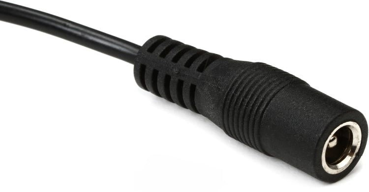 Truetone MC2 Angled to Straight 2-Plug Daisy Chain Power Extension Cable - 24\" 3