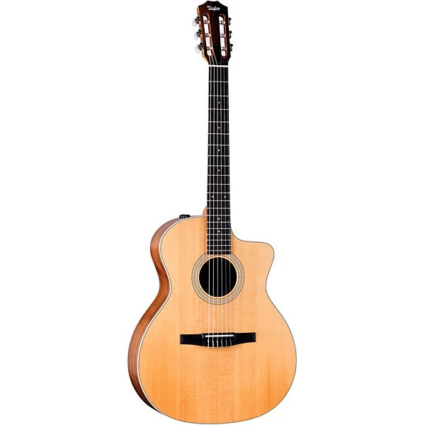Taylor 214ce-N Nylon Acoustic Electric Guitar Natural with Gigbag 5