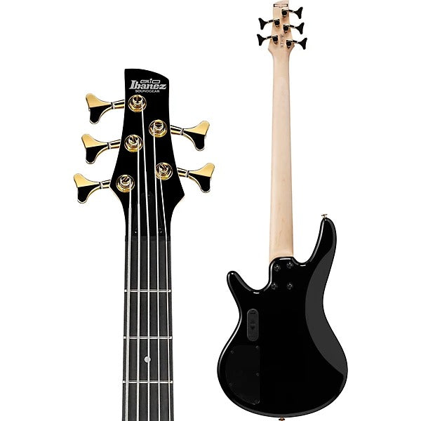Ibanez Gio 5-String Electric Bass Guitar - Transparent Pale Black Burst 4