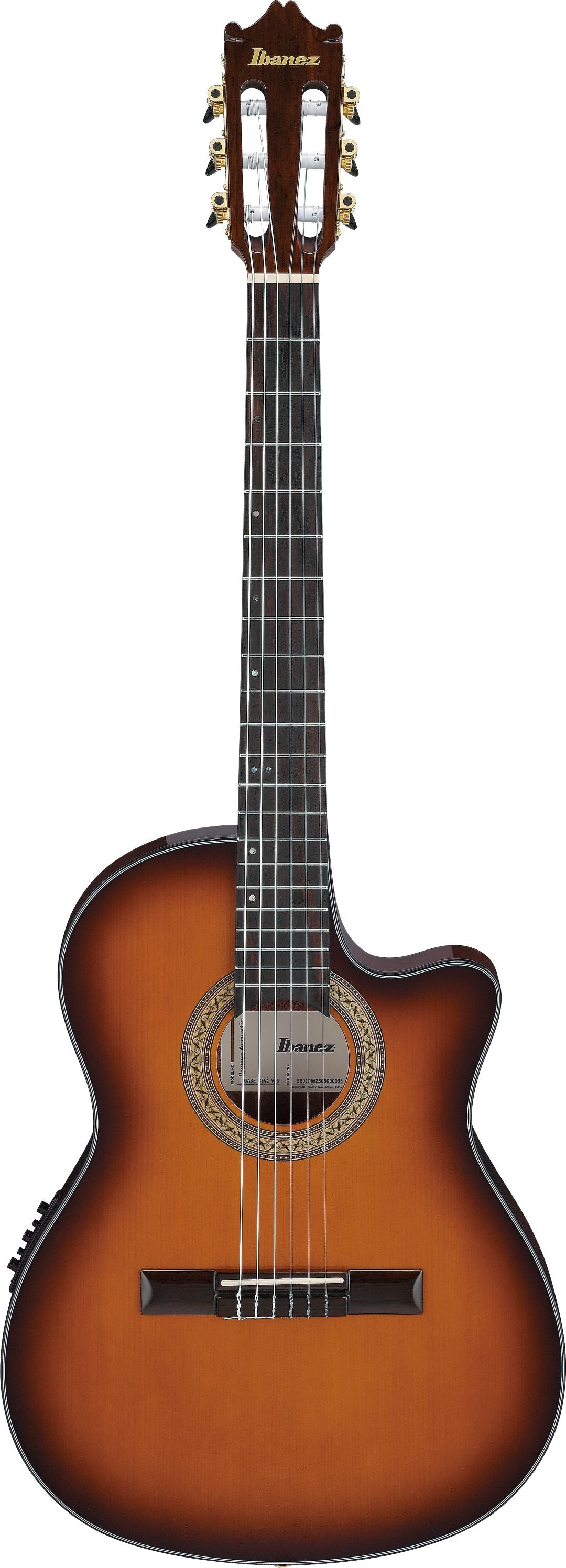 Ibanez GA35TCEVLS Acoustic Electric Guitar - Violin Sunburst High Gloss 2