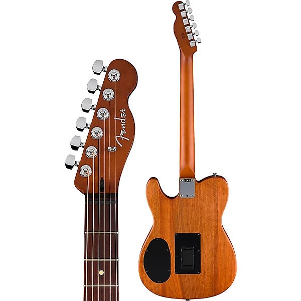 Fender Acoustasonic Standard Telecaster Acoustic Electric Guitar - Aged Natural 4