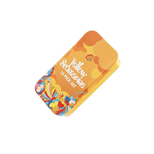 D'Addario The Beatles Yellow Submarine 55th Anniversary .70mm Guitar Picks - Primrose Prairie (15 Pack Tin) 2