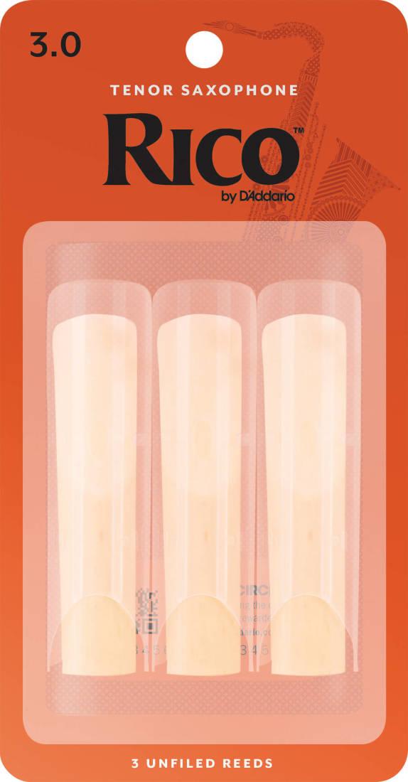 Rico RKA0330 3.0 Tenor Saxophone Reeds 3-Pack