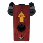 Hercules GSP38WBR PLUS Wall Mount Guitar Hanger - Dark Red Stain 3