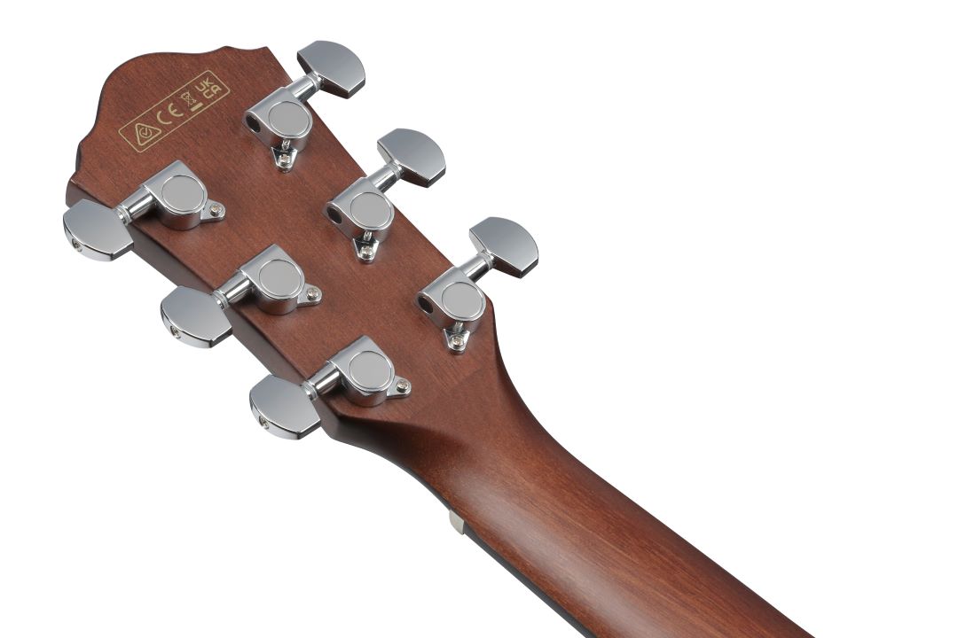 Ibanez AEWC16QATKH Acoustic Electric Guitar - Transparent Black Sunburst 6