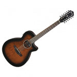 Ibanez AEG5012DVH Acoustic-Electric 12-String Guitar No Case (Dark Violin Sunburst) 4