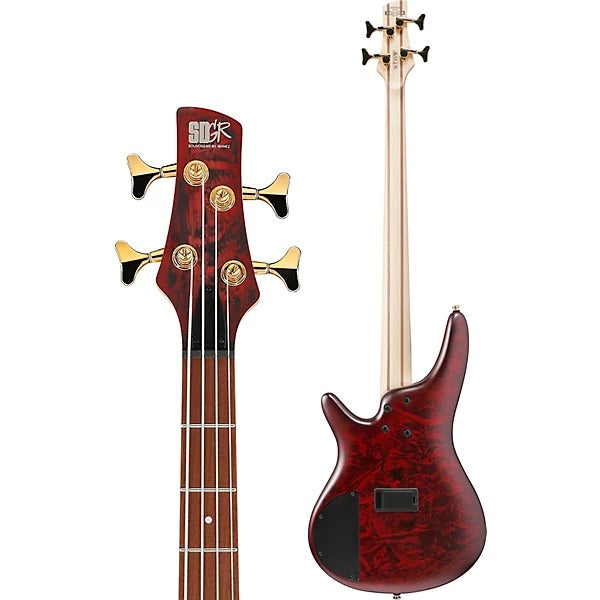 Ibanez SR Standard 4-string Electric Bass Guitar - Wine Red Frozen Matte 4