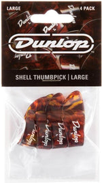 Dunlop 9023P Thumb Picks Large Shell (4-pack)