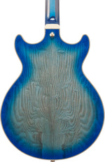 Ibanez AM93QAJBB Artcore Expressionist Hollow-Body Electric Guitar - Jet Blue Burst 5