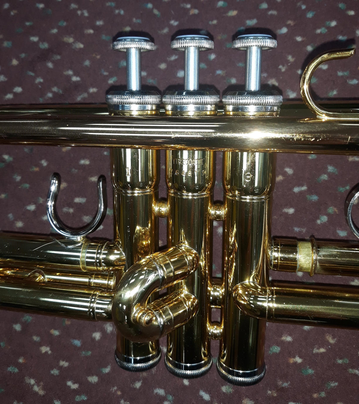 Used Yamaha YTR-200ADII Bb Student Trumpet - With Case and Mouthpiece 5