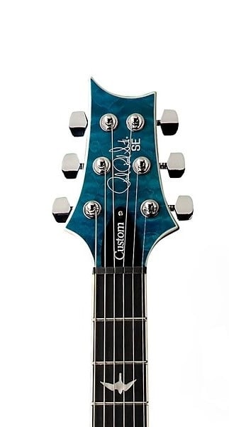 PRS SE Custom 24-08 Quilt Top Electric Guitar - Lake Blue 4