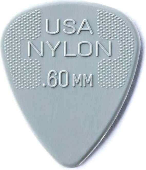 Dunlop Standard Nylon Pick 12-Pack (Light Grey .60) 3