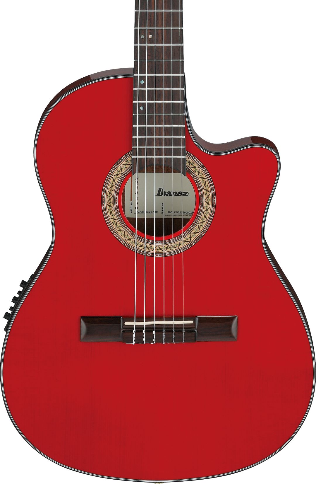 Ibanez GA35TCESRR Acoustic Electric Guitar - Sapphire Red High Gloss