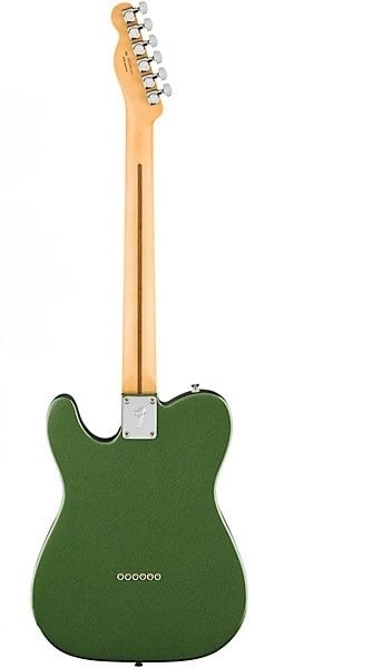 Fender Player II Modified Telecaster Electric Guitar Harvest Green Metallic back view