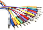 Hosa CPP845 1/4\" (Male Mono) (8 Cable Pack) 1.5\" Length