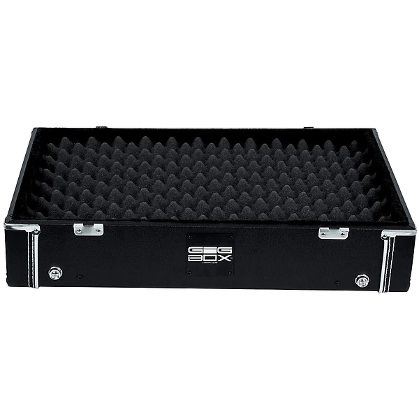 Gator Gig-Box Jr Pedal Board/Guitar Stand & Case - Black With Power Supply 5
