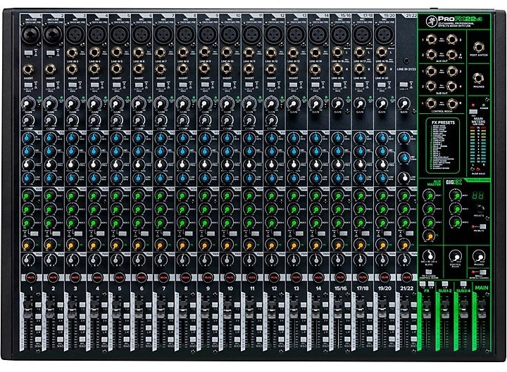 Mackie ProFX22v3 22-Channel 4-Bus Professional Effects Mixer With USB
