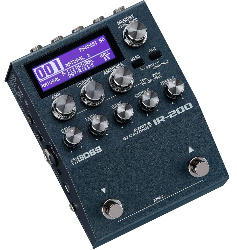 Boss IR-200 Amp and IR Cabinet Pedal 4