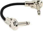 Hosa IRG100.5 1/4\" (Male Mono) Metal Patch Cable 6\"