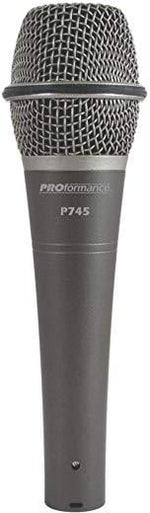 Proformance P745 Super Cardiod Mic with Clip and Bag