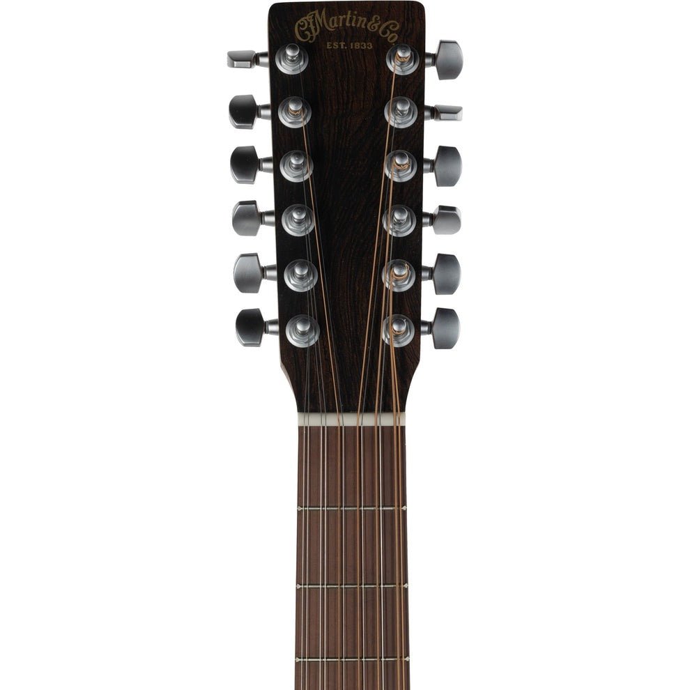 Martin D-X2EL Left Handed 12-String Acoustic Electric Guitar - Brazilian Rosewood Pattern 4