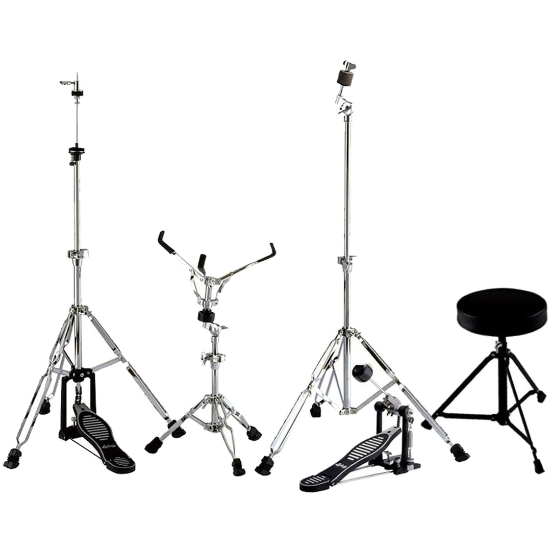 Ludwig LC19015 Accent Fuse 5-Piece Drum Kit (20\" Bass Drum) - Silver Sparkle 5