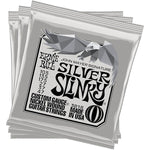 Ernie Ball John Mayer Silver Slinky Nickel Wound Electric Guitar Strings - 3 Pack Tin 5