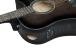 Ibanez AAD77CETKS Acoustic Electric Guitar - Transparent Black Sunburst High Gloss 5