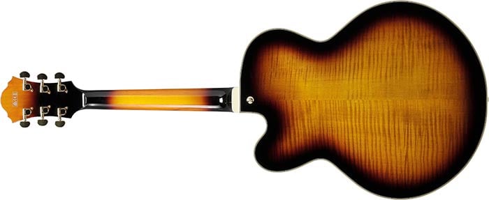 Ibanez AF95FMAYS Hollow-Body Electric Guitar (Antique Yellow Sunburst) - No Case 5