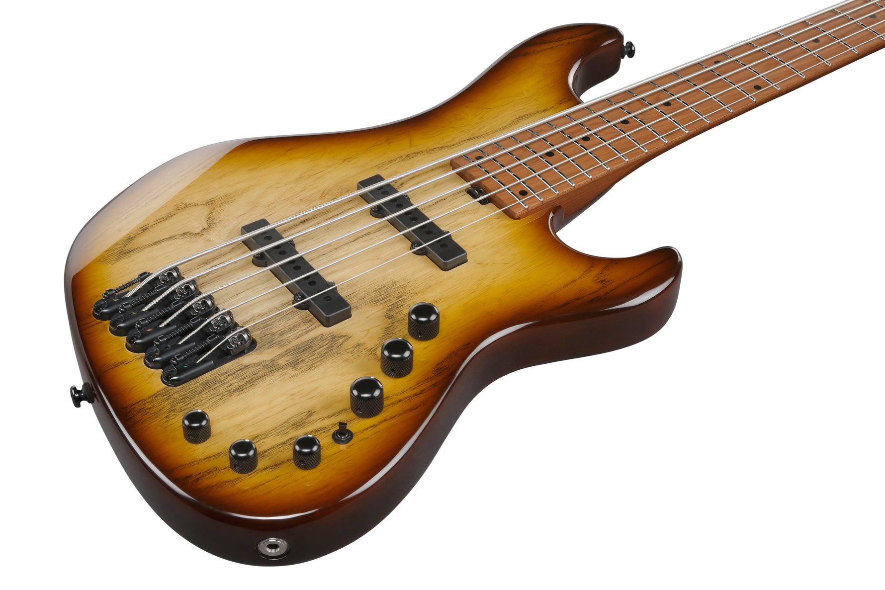 Ibanez MDM1305NAB 5-String Electric Bass Guitar - Natural Stained Amber Burst 5