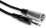 Hosa STX105M XLR (Male) - 1/4\" (Stereo) Cable 5'