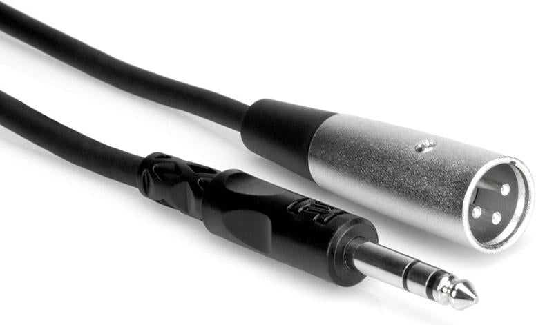 Hosa STX105M XLR (Male) - 1/4\" (Stereo) Cable 5'