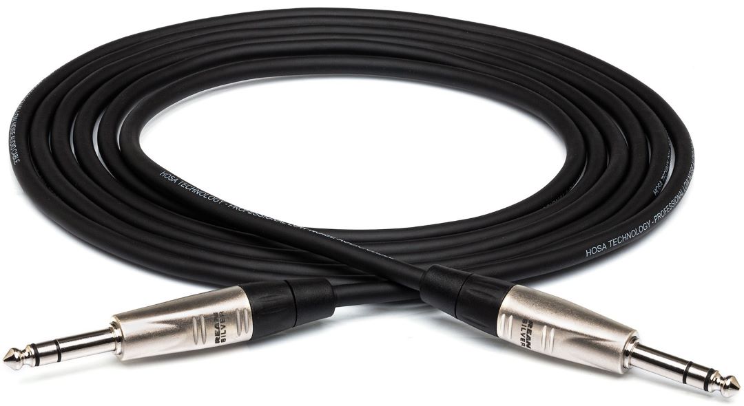 Hosa HSS-020 Pro Balanced Interconnect Cable - REAN 1/4\" TRS (20ft)