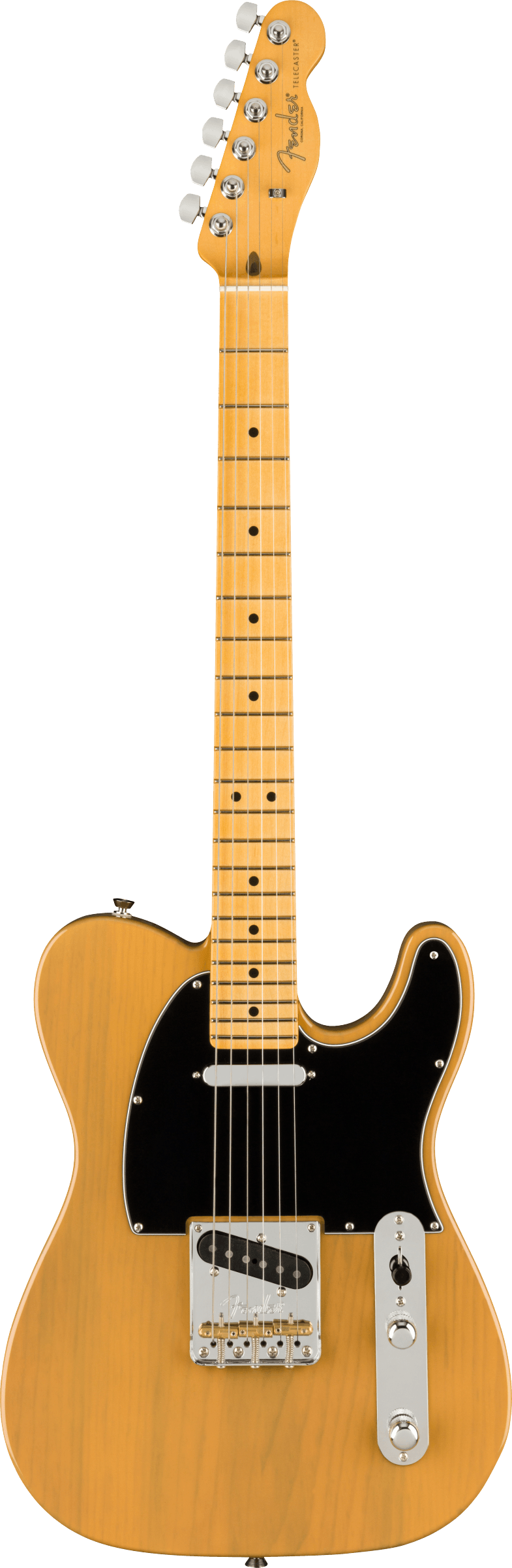 Fender American Professional II Telecaster Electric Guitar - Butterscotch Blonde 2