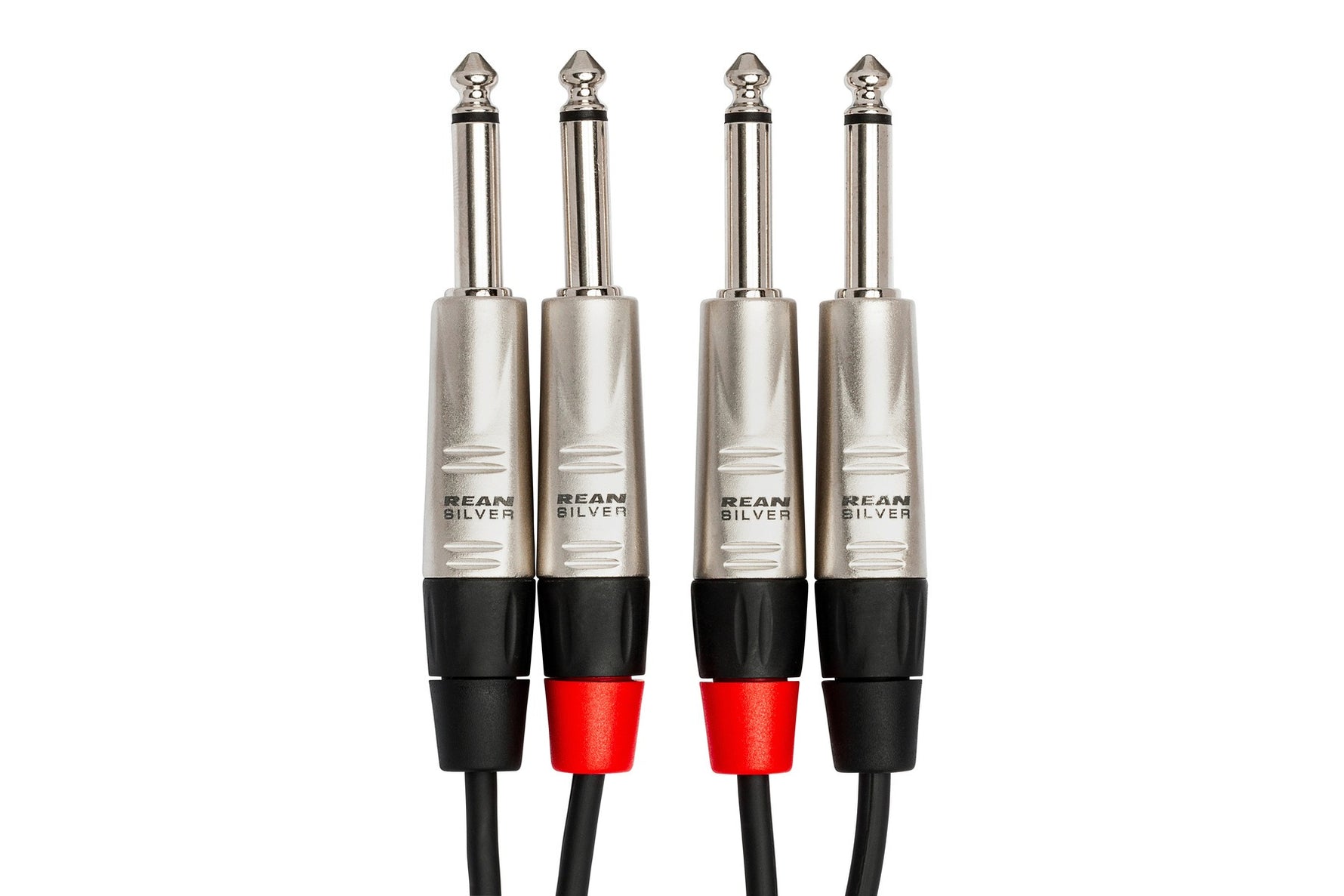 Hosa HPP-010X2 Pro Stereo Interconnect Cable - Dual REAN 1/4\" TS to Same - 10FT 2