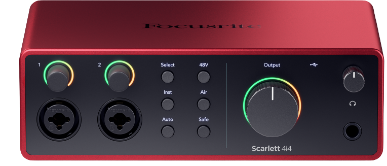 Focusrite Scarlett 4i4 4th Gen USB Audio Interface