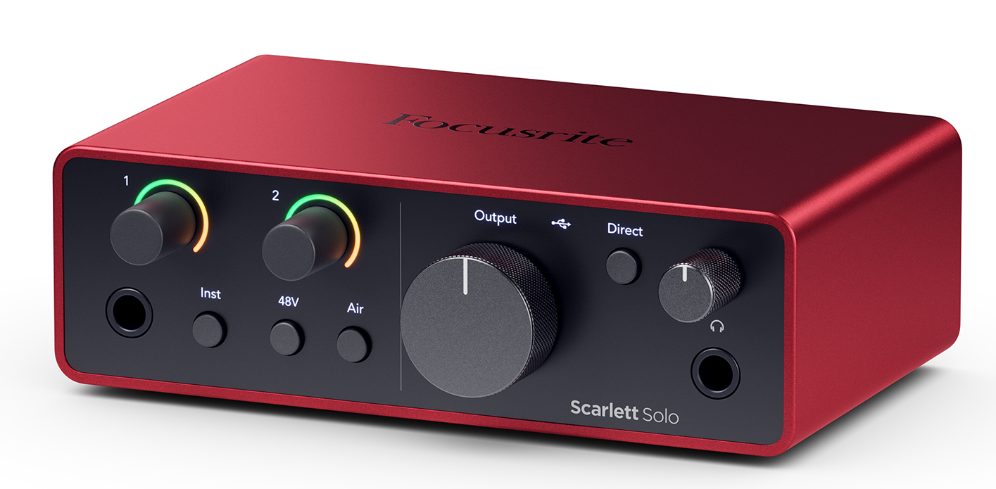 Focusrite Scarlett Solo 4th Gen USB Audio Interface – George's Music Focusrite Scarlett Solo 4th Gen USB Audio Interface – George's Music