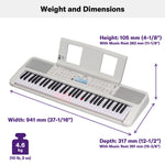 Yamaha EZ310 61-Lighted Key Portable Keyboard - With AC Adapter 7
