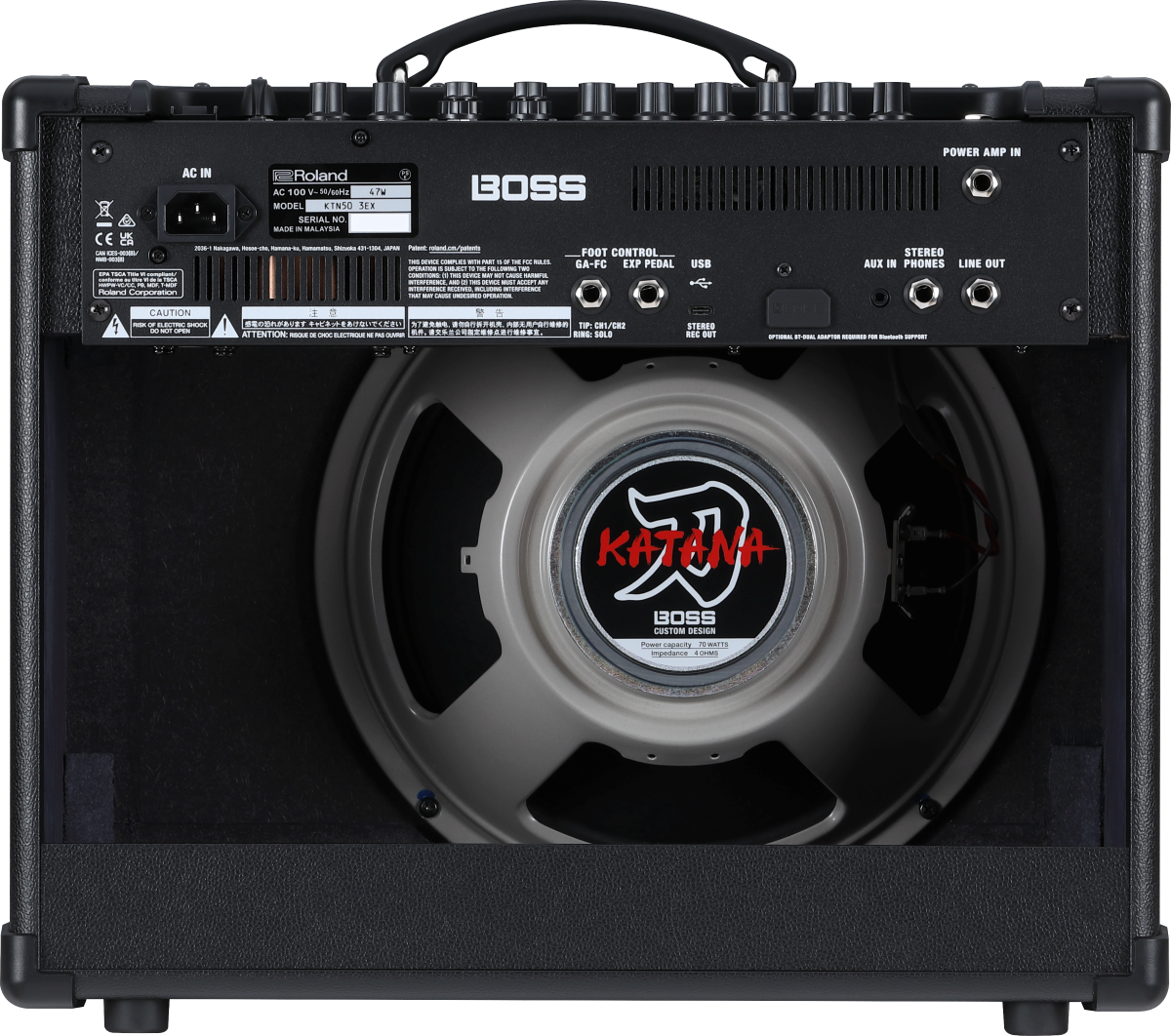 Boss Katana 50EX 'Generation 3' Combo Guitar Amplifier - 50 Watts 3