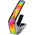 Thalia Deluxe Series Capo - Black Chrome Finish Pearl Tie-Dye