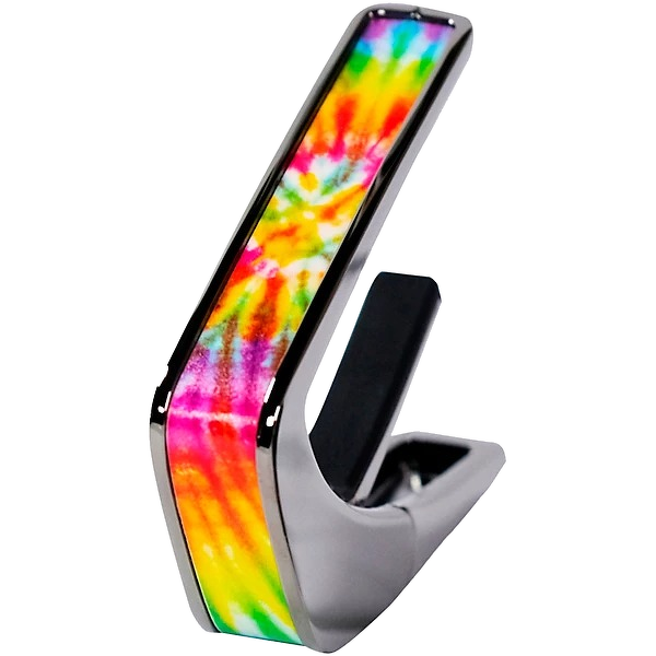 Thalia Deluxe Series Capo - Black Chrome Finish Pearl Tie-Dye