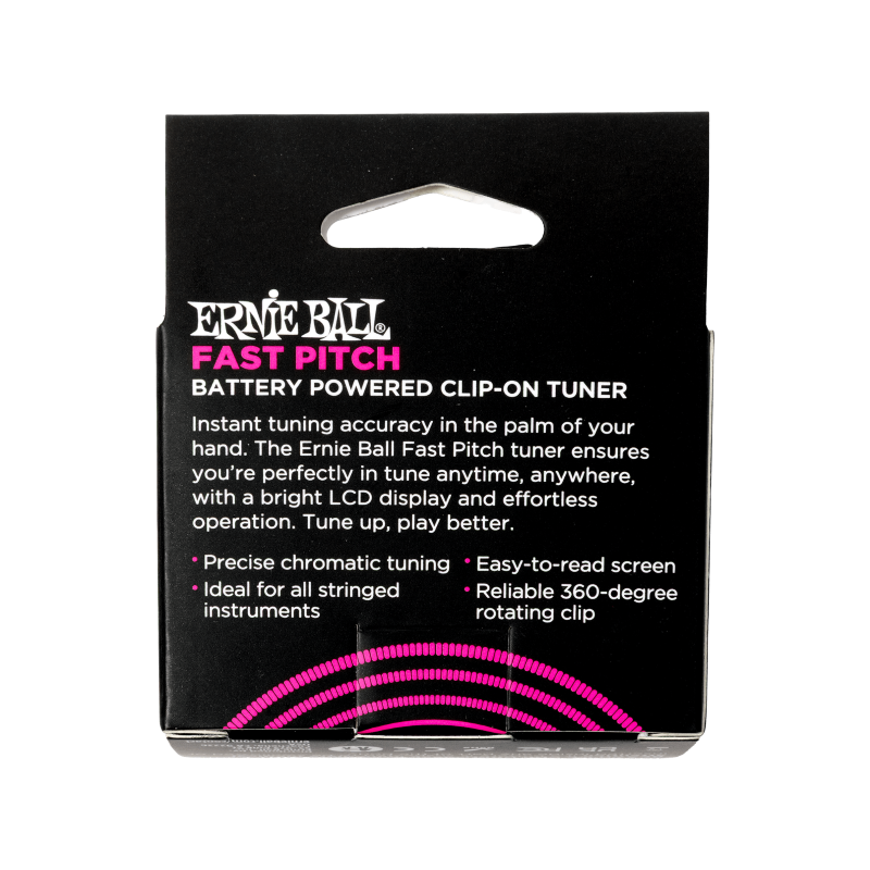 Ernie Ball Fast Pitch Clip-on Tuner 3