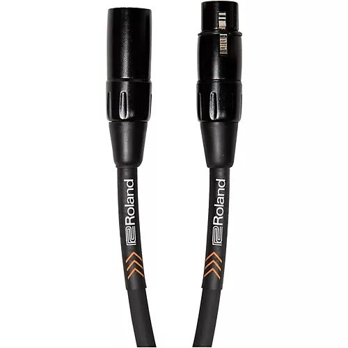 Roland RMC-B10 Black Series XLR Male to XLR Female - 10 Foot Microphone Cable