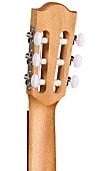 Alhambra 1 OP Nylon String Classical Guitar back headstock view showing tuning machines