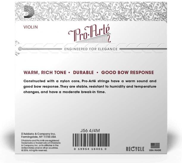 D'Addario J56 4/4M 4/4 Violin String Set 2