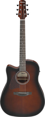 Ibanez AAD51LCEDVS Left-Hand Acoustic Electric Guitar - Dark Violin Sunburst High Gloss 8