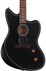 Fender Acoustasonic Standard Jazzmaster Acoustic Electric Guitar - Black