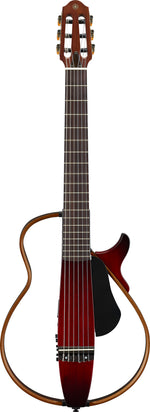 Yamaha SLG200N Nylon String Silent Guitar - Crimson Red Burst 2