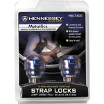 Onstage NSL7300BL Metallics Series Strap Locks Blue 2